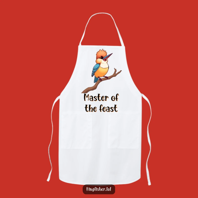 Funny Proud Kingfisher Apron - Dramatic Cooking Gear Gift