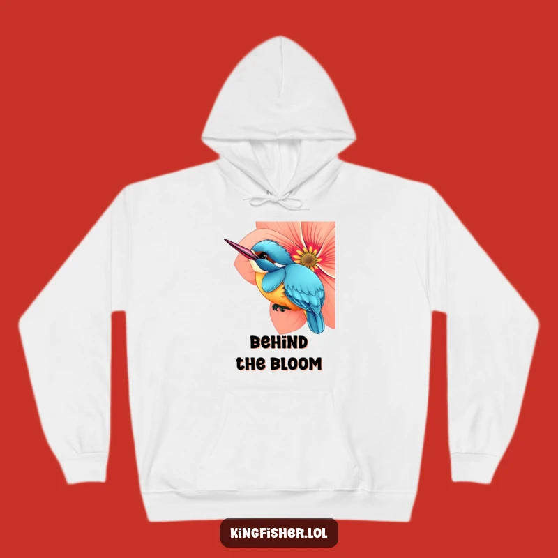 Cozy Funny Curious Kingfisher Hoodie: Warmth and Hidden Wonders Gift
