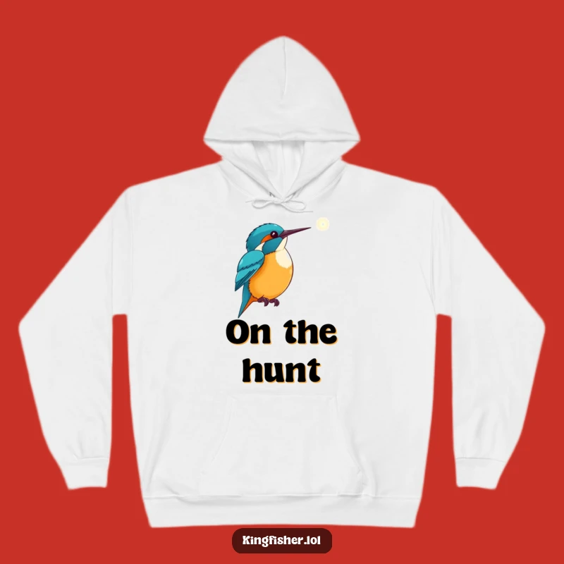 Cozy Hopeful Kingfisher Hoodie: Warmth and Inspiration - Perfect Funny Gift!