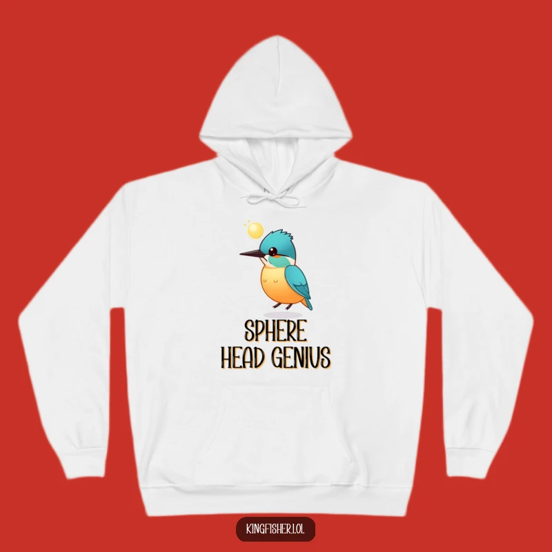 Cozy Funny Round Kingfisher Hoodie: Warmth and Whimsy for a Laugh