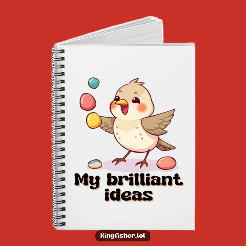 Talented Juggling Bird Notebook: Jot Down Your Tricks - Fantastic Funny Gift!