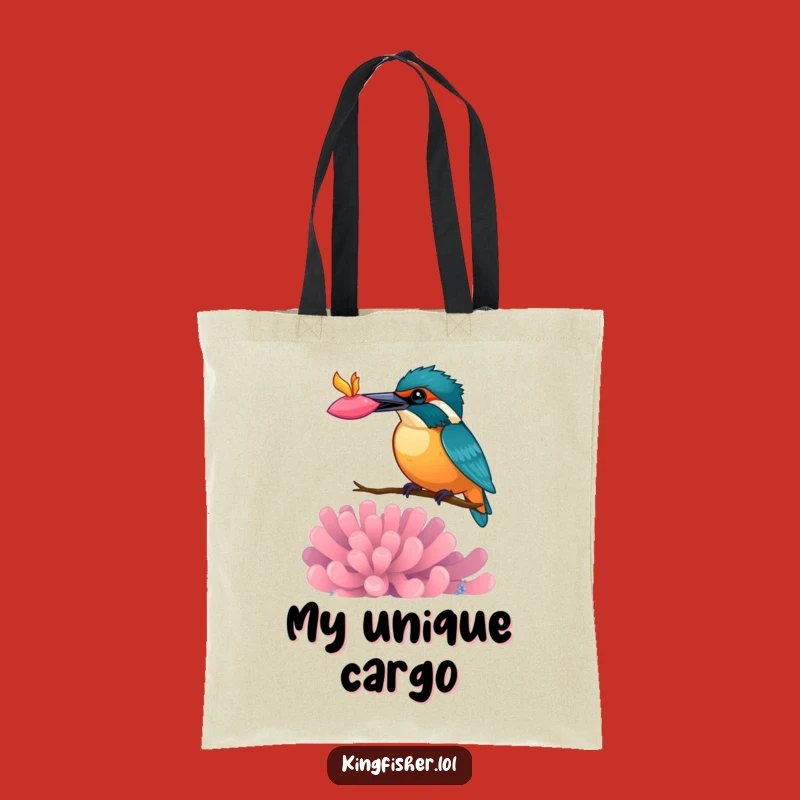 Funny Kingfisher Anemone Balance Tote Bag: Carry Your Style with a Smile